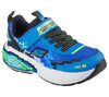 SKECHERS Skechers Kids Mega-Craft 4K Cushioned Trainers - Black/Lime - 402162N