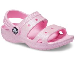 Classic Croc Pink Glitter